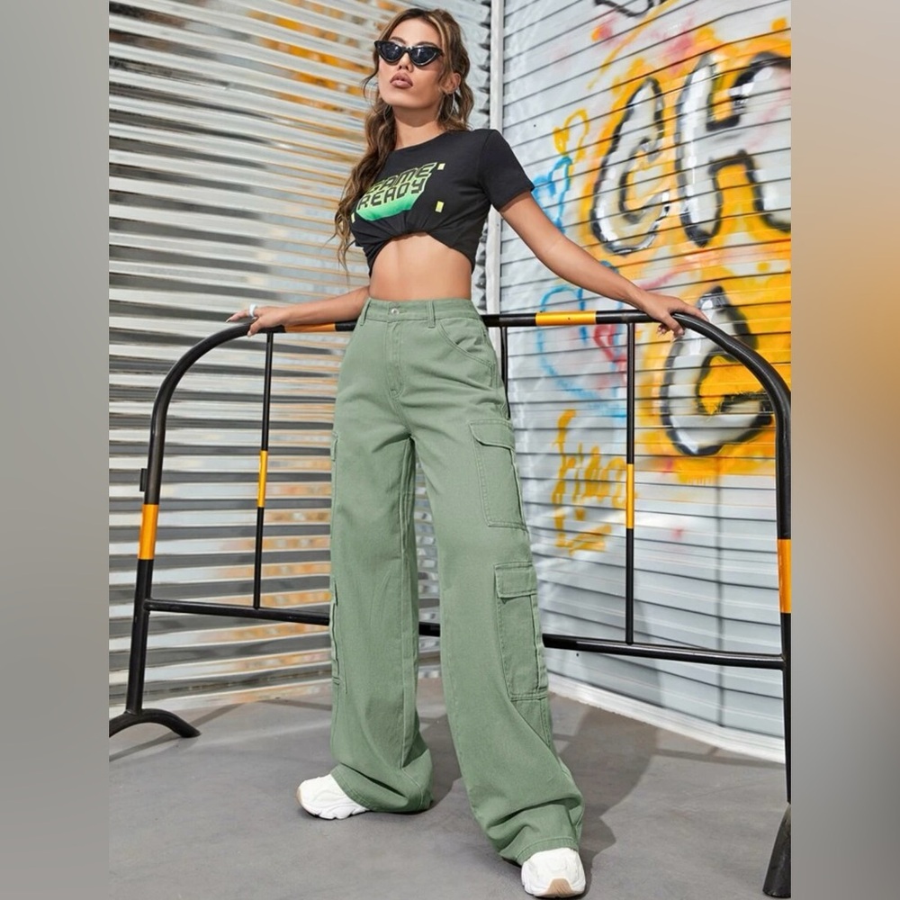 Cargo Jeans (Green)